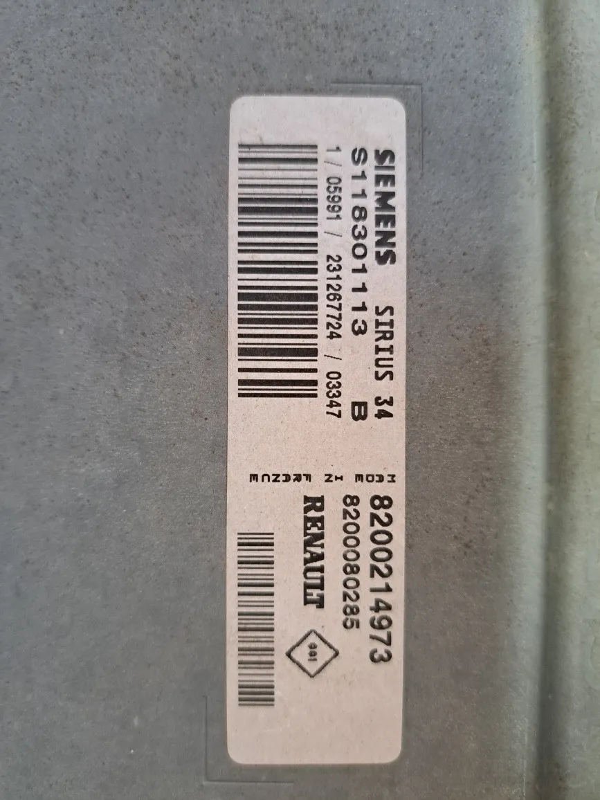 Modulo Injeção Renault Senic 2.0 8200214973 Automati Siemens (Usado) - Imagem 3