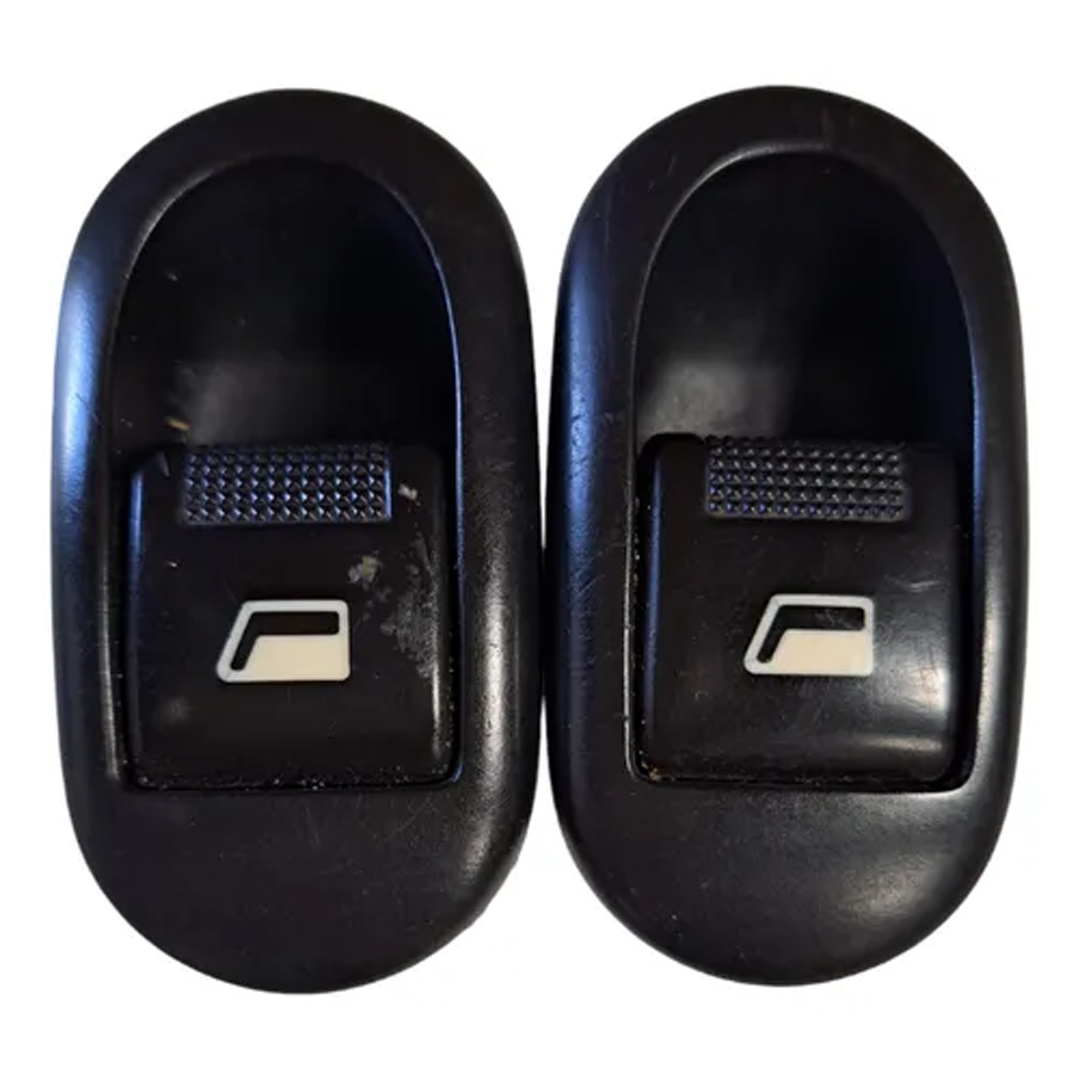 Par Botão Vidro Elétrico Dianteiro C3 2007 A 2012 Original (Usado)