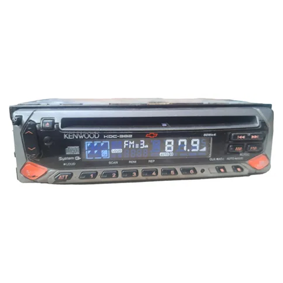 Radio Som Cd Kenwood Kdc-382 Original Da Chevrolet Gm (Usado)