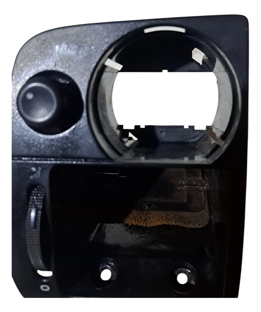 Difusor Ar Esquerdo + Botão Elétrico Regular Retrovisor Gol Parati G2 Original (Usado)