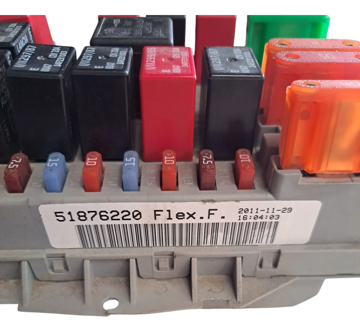 Caixa Fusível Fiat Idea Adventure 1.8 2011 51876220 Flex (Usado)