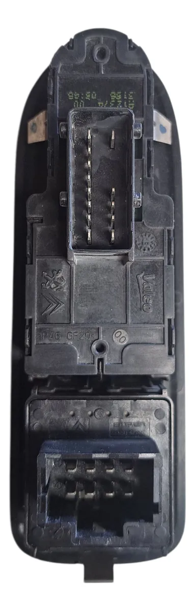 Comando Vidro Elétrico Dianteiro Esquerdo Citroen C3 2014 A 2020 Original (Usado)