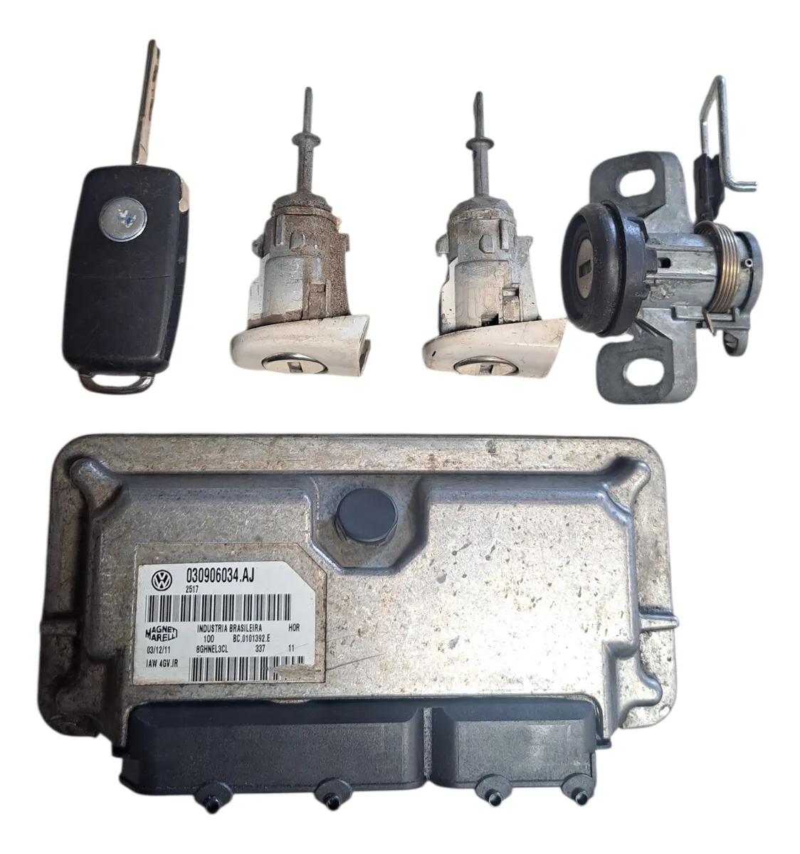 Modulo Injeção + Chave Fox 2010 1.0 8v 030906034aj/iaw4gv.ir (Usado)