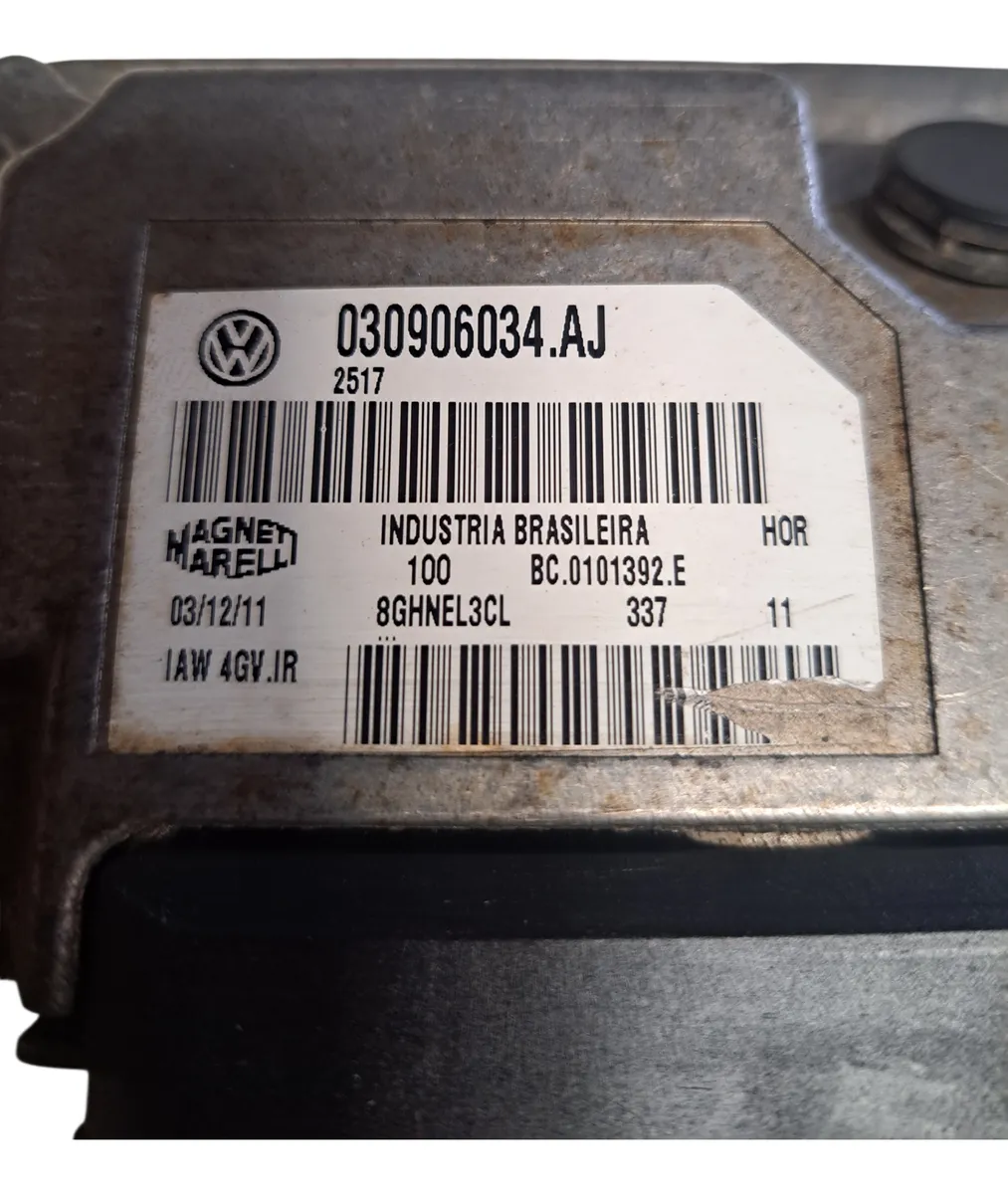 Modulo Injeção + Chave Fox 2010 1.0 8v 030906034aj/iaw4gv.ir (Usado)
